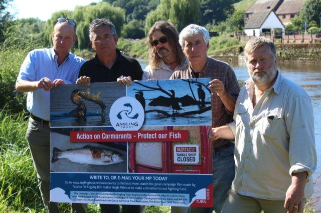 Action on Cormorants - Launched on the banks of the river Severn in July last with Dave Harrell and other valued Angling Trust ambassadors