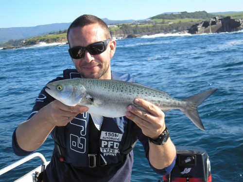 Followed up with this nice Aussie salmon on a sub surface lure