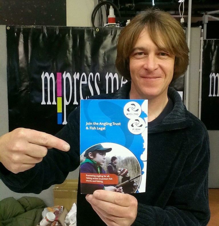 Terry Hearn - carp fishing legend and Angling Trust ambassador - encouraging all anglers to sign up as members.