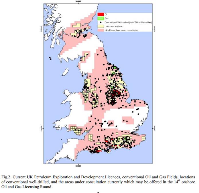 A large proportion of the areas designated for fracking in the next licensing round are on top of the chalk aquifer