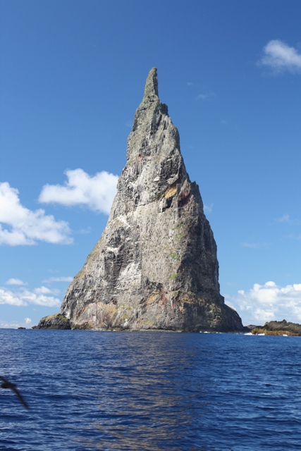 Balls Pyramid - home to some tackle testing fish and where a valuable lesson was learned.