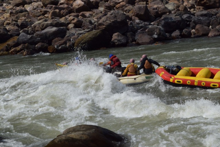 The water was, at times, a tad turbulent!