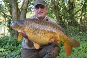 And the final fish of the trip was this lovely fully scaled mirror of 30.08 to my mate Mike Robinson. 