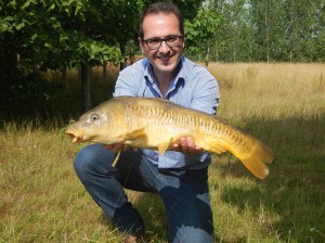 Best fish of the day went to Owen Smith who has become a carp convert. 