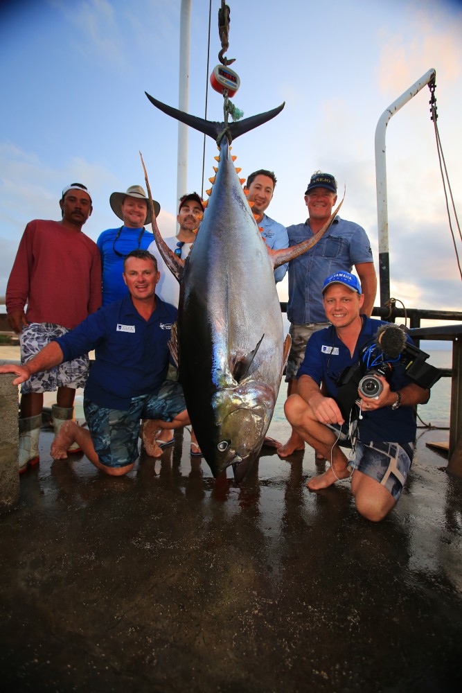 Al McGlashan had just returned from catching and filming some of the thousands of huge yellowfin tuna to be found off Ascension Island in the South Atlantic