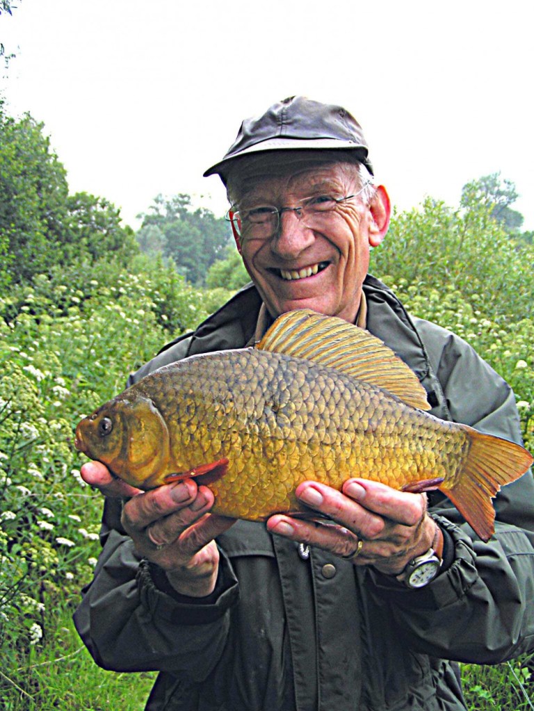 Crucian guru and author Peter Rolfe has contributed a lifetime's experience to helping others preserve his favourite species. 